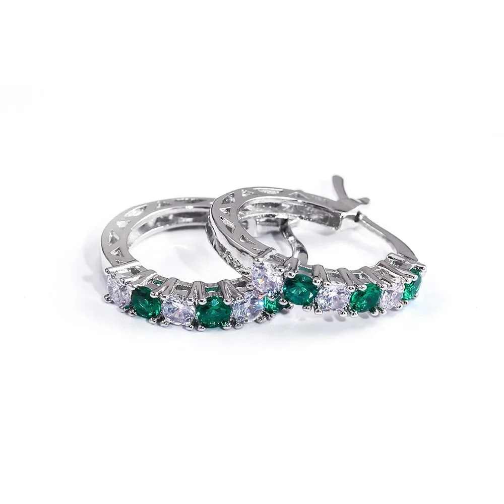 Lustrous Mosaic Studs