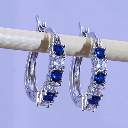 Lustrous Mosaic Studs